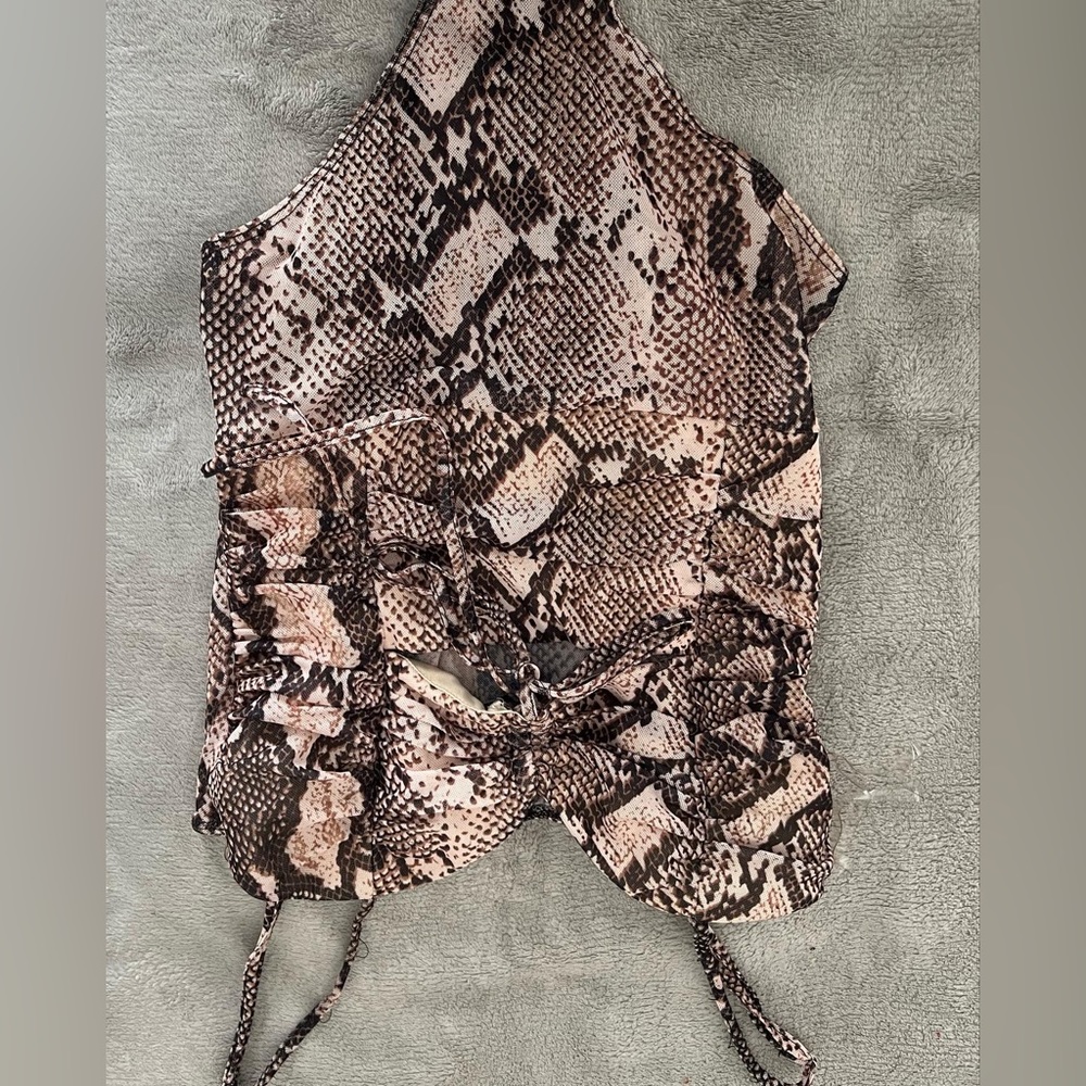 Snake skin one piece